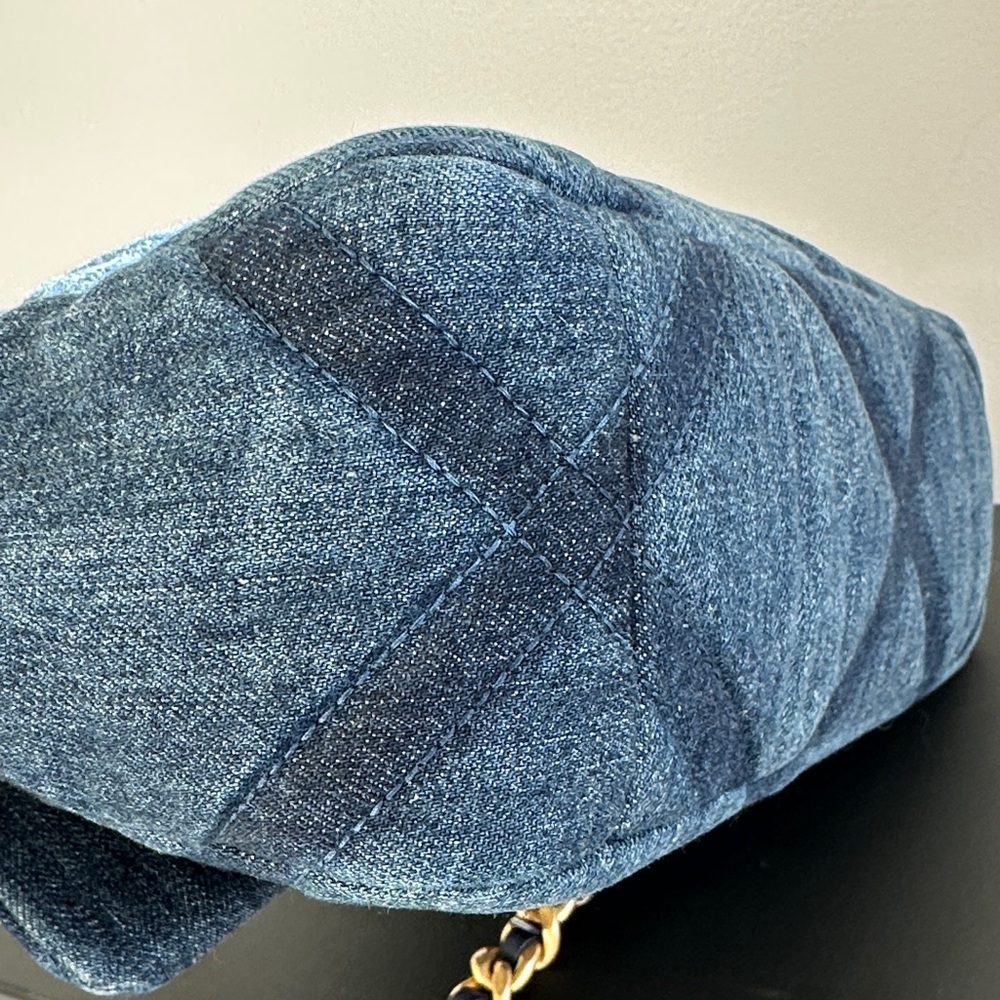 Chanel 19 Bag Denim Shoulder Bag Large - Picture 9 of 17